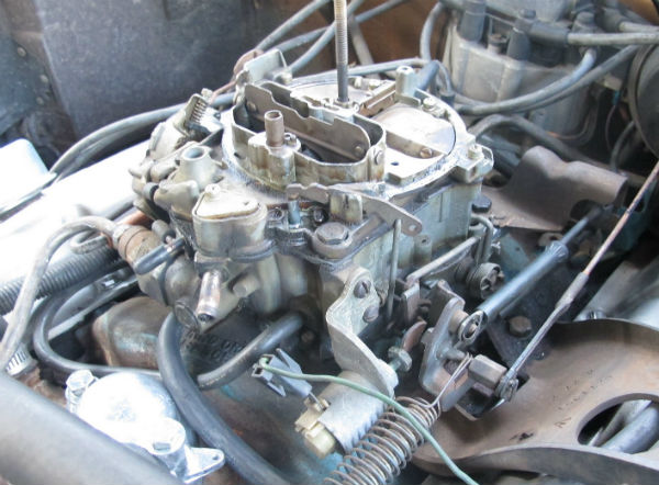 Photo of auto carburetor.